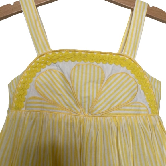 Tahari Lemon Slice Girls Dress Soft Cotton Tiered Flowy Size 4T - Picture 5 of 14